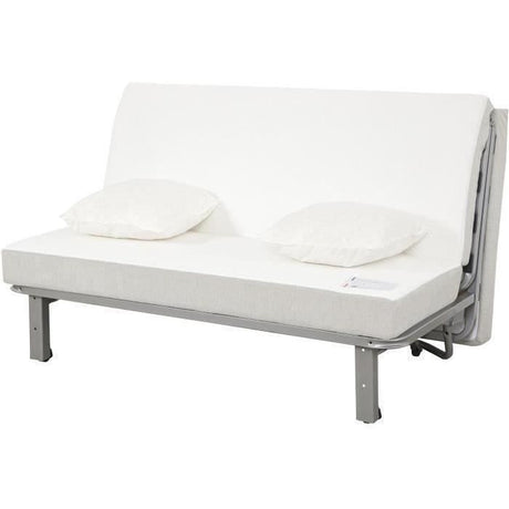 Banquette BZ 2 places EVASION - Tissu marine - Matelas SIMMONS - Couchage 188x138 cm