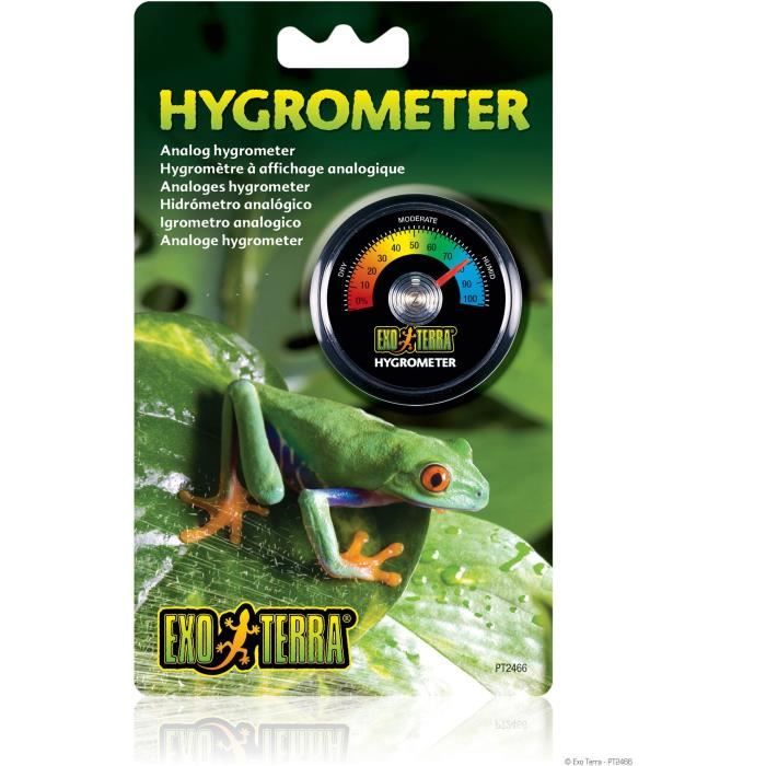 Hygrometre analogue pour terrarium - EXO TERRA