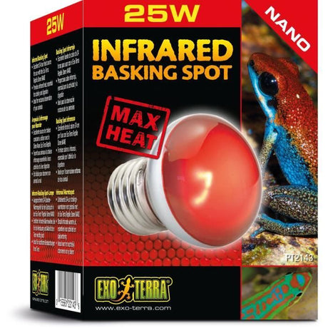 Lampe pour terrarium - Exo Terra - Basking Spot Nano 25W - Blanc - Eclairage - Reptile