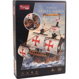 Puzzle 3D - Bateau Santa Maria - Jeu de construction - EXPLORA - 204 pieces - Des 8 ans