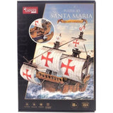 Puzzle 3D - Bateau Santa Maria - Jeu de construction - EXPLORA - 204 pieces - Des 8 ans
