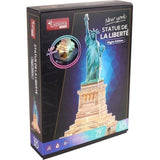 Puzzle 3D lumineux - Statue De La Liberté - Jeu de construction - EXPLORA - 79 pieces - Des 8 ans