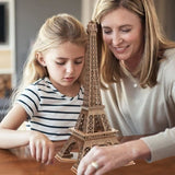Puzzle 3D - Tour Eiffel - Jeu de construction - EXPLORA - 80 pieces - Des 8 ans