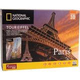 Puzzle 3D - Tour Eiffel - Jeu de construction - EXPLORA - 80 pieces - Des 8 ans