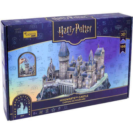 Puzzle 3D - Château de Poudlard - EXPLORA - 540302 - Licence Harry Potter - 197 pieces - Des 8 ans