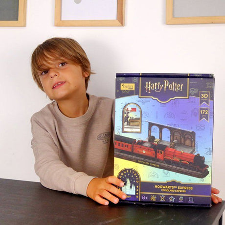 Puzzle 3D - Poudlard Express - EXPLORA - 540303 - Licence Harry Potter - 172 pieces - Des 8 ans
