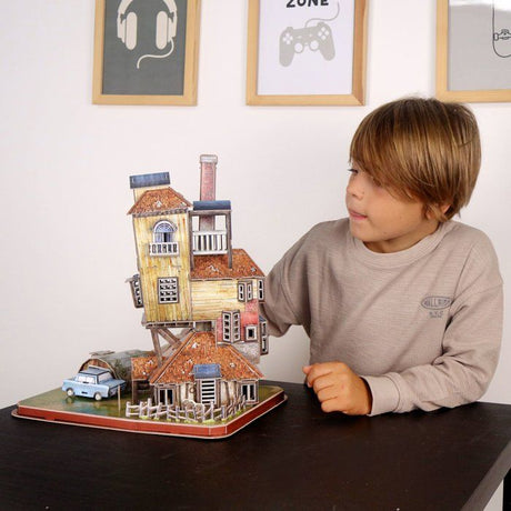 Puzzle 3D - Le Terrier Maison des Weasley - EXPLORA - 540309 - Licence Harry Potter - Des 8 ans