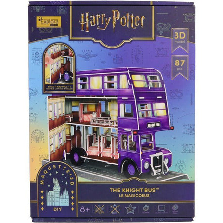 Puzzle 3D - Magicobus - EXPLORA - 540310 - Licence Harry Potter - 87 pieces - Des 8 ans