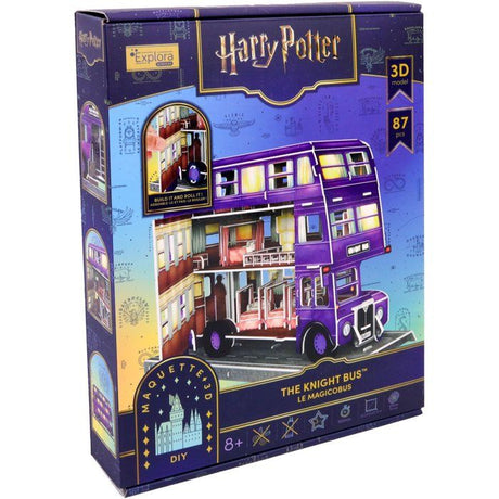 Puzzle 3D - Magicobus - EXPLORA - 540310 - Licence Harry Potter - 87 pieces - Des 8 ans