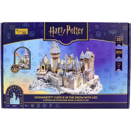 Puzzle 3D - Château de Poudlard lumineux - EXPLORA - 540302 - Licence Harry Potter - Des 8 ans