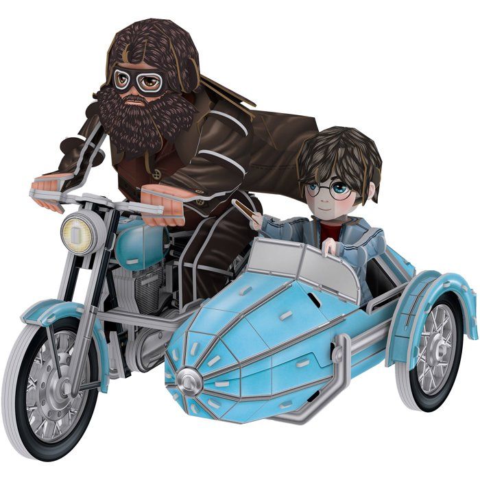 Puzzle 3D - Moto de Hagrid - EXPLORA - 540313 - Licence Harry Potter - 192 pieces - Des 8 ans