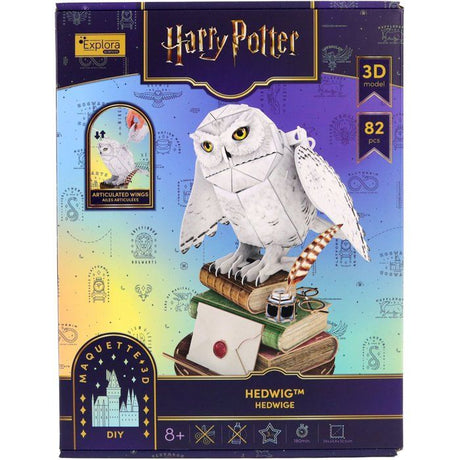 Puzzle 3D - Hedwige - EXPLORA - 540314 - Licence Harry Potter - 82 pieces - Des 8 ans