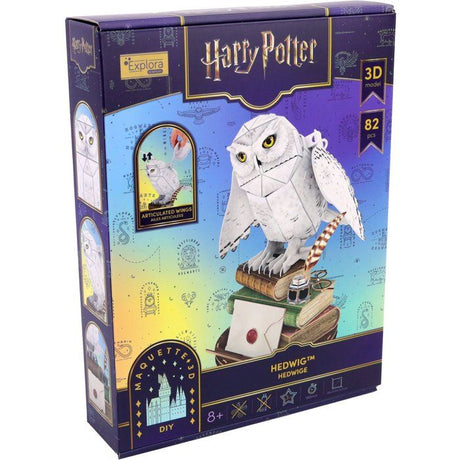 Puzzle 3D - Hedwige - EXPLORA - 540314 - Licence Harry Potter - 82 pieces - Des 8 ans