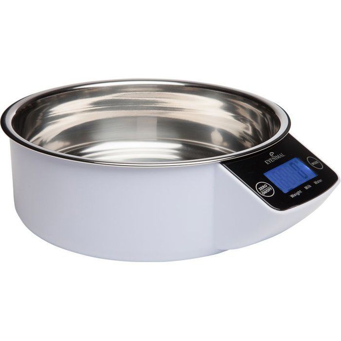 Gamelle avec balance intégrée - EYENIMAL - INTELLIGENT PET BOWL - 1 L - Blanc