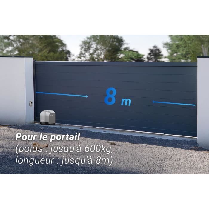 Kit moteur de portail coulissant - EZVIZ - HG2 600 Pro - Connecté - Jusqu'a 600 kg
