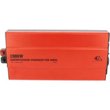 Convertisseur-chargeur - EZA - Pur Sinus 2000 W - Onde sinusoidale pure - Chargeur 40 A - MPS automatique - Commande déportée LED