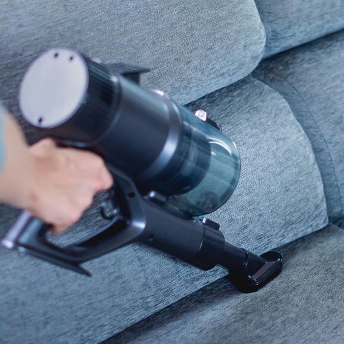 Aspirateur Balai sans fil - EZICLEAN Cycloboost FR15 Animal Fabriqué en france - 450 W - 80 min - 30 kPa - Noir