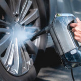 Balai Aspirateur Vapeur filaire - EZICLEAN CYCLOSTEAM P320 - 1800 W - 35 g/min - 84 dB - 1 L - Noir / Rouge