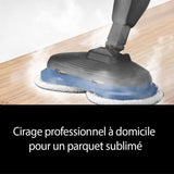 Balai Nettoyeur Vapeur - EZICLEAN STEAM WAVE 360 - 1200 W - 24 g/min - Nettoyage et entretien complet des sols en bois