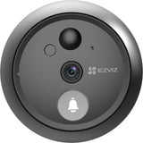 Judas connecté - EZVIZ - HP4 - Wi-Fi écran 4,3" - 2MP - Sonnette intégrée - Audio bidirectionnel
