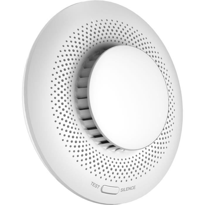 Détecteur de fumée - EZVIZ - T4C - Détection 360° - Sirene 85dB - Alarme lumineuse - Batterie longue durée