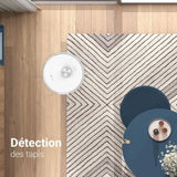 EZVIZ RE5 - Aspirateur Robot Laveur - Puissance 4000 Pa - Navigation LIDAR - Évitement d'obstacles - Détection des tapis