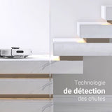 EZVIZ RE5 - Aspirateur Robot Laveur - Puissance 4000 Pa - Navigation LIDAR - Évitement d'obstacles - Détection des tapis