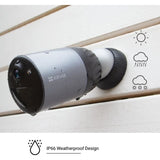 Kit caméra solaire - EZVIZ - BC1c 4K avec Panneau solaire - Détection IA - Vision nocturne couleur - Batterie 10400mAh