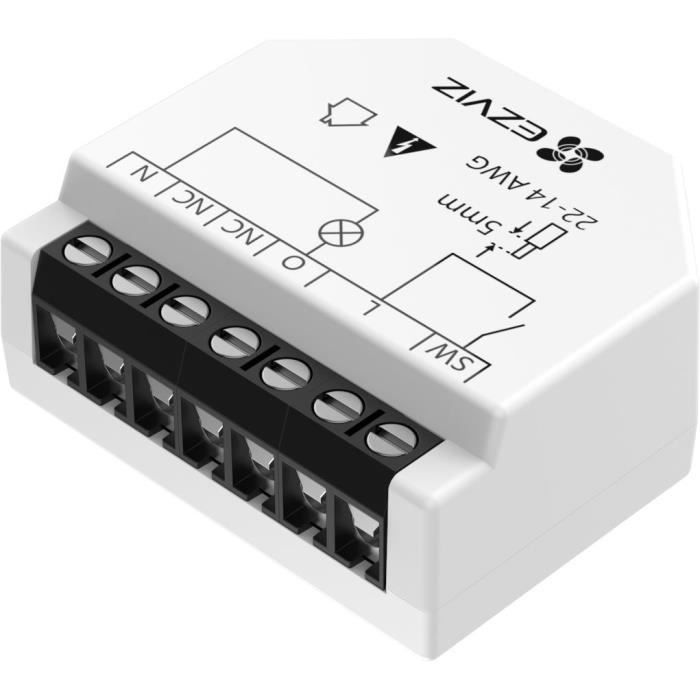 Relais Wi-Fi - EZVIZ - T35W - Contrôle intelligent - Google Assistant - Amazon Alexa - surveillance énergétique