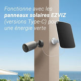 Caméra extérieure motorisée - EZVIZ - EB3 4G - Batterie 4G - Détection IA - Vision nocturne couleur - Sirene intégrée