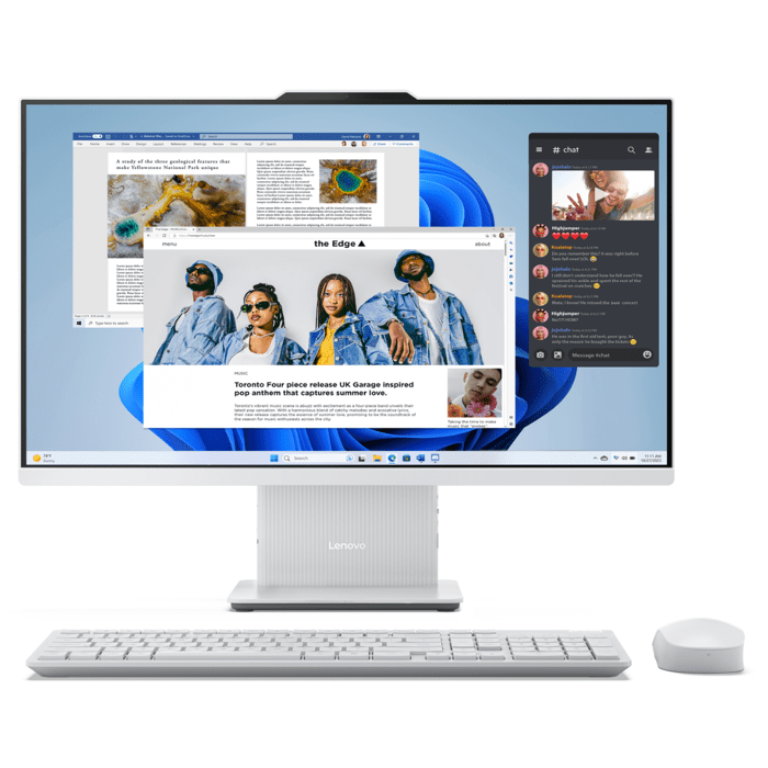 PC Tout-en-un LENOVO IdeaCentre AIO 27ARR9 | Windows 11 - 27 FHD - Ryzen 5-7535HS - 16 Go - 512 Go - Clavier + Souris sans fil