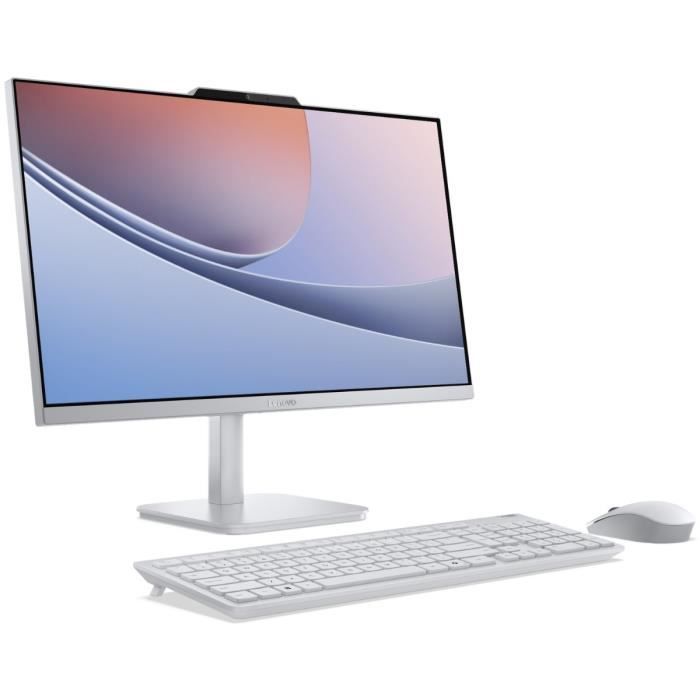 PC Tout-en-un LENOVO Lenovo A100 | Sans Windows - 24 FHD - Core i3-N305 - 16Go - 512 Go - Clavier + Souris sans fil