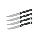 Lot de 4 couteaux a steak - NIROSTA - 21 cm