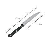 Lot de 4 couteaux a steak - NIROSTA - 21 cm