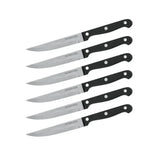 Lot de 6 couteaux a steak - NIROSTA - 21 cm