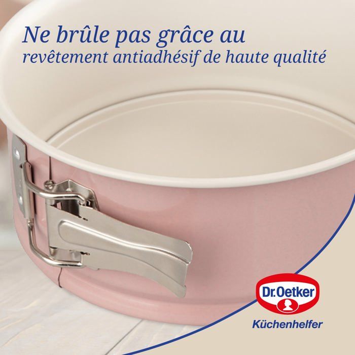 Ensemble de 2 moules a manqué a charniere - DR oeTKER - Rétro - 18 et 20 cm