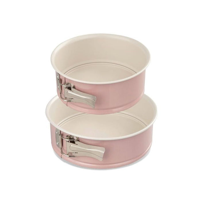 Ensemble de 2 moules a manqué a charniere - DR oeTKER - Rétro - 18 et 20 cm