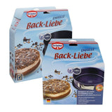 Ensemble de moule a manqué a charniere - DR oeTKER - Back Liebe - 26 et 28 cm