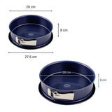 Ensemble de moule a manqué a charniere - DR oeTKER - Back Liebe - 26 et 28 cm