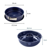 Set de moule a charniere 26 cm et moule a savarin - DR oeTKER - Back Liebe - 26 cm