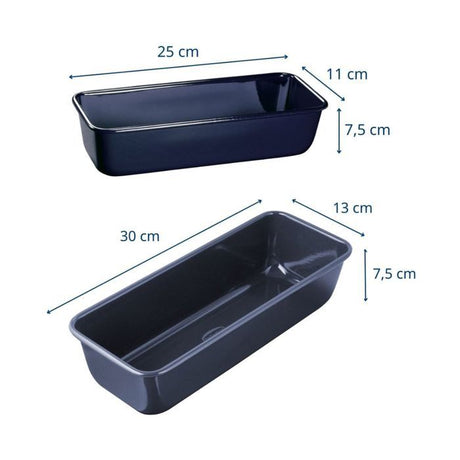 Set de 2 moules a cakes - DR oeTKER - Back Liebe - 25 et 30 cm
