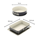 Moule a manqué et moule rectangulaire - DR oeTKER - Back Trend - 28 cm et 28 x 18 cm