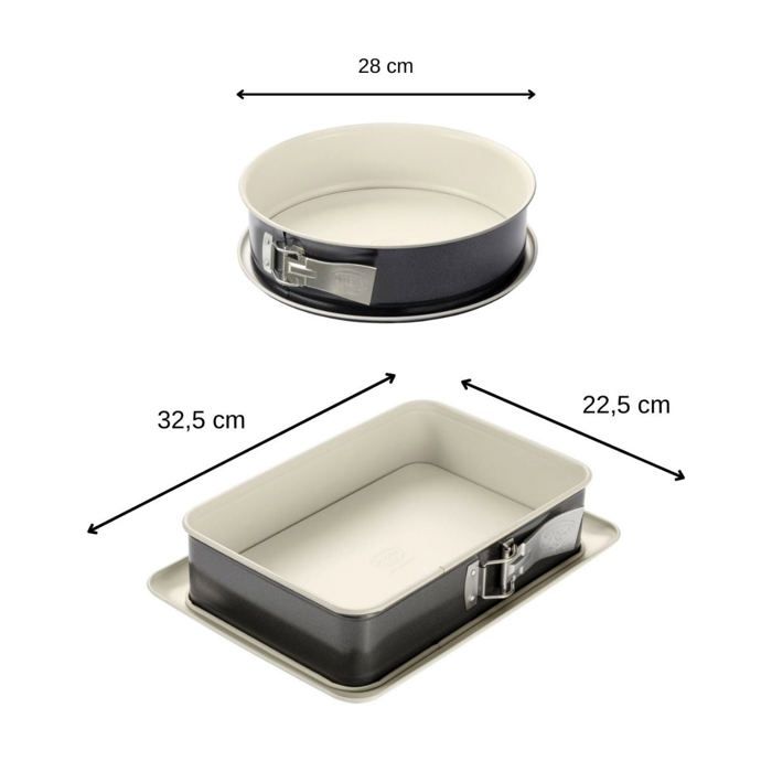 Moule a manqué et moule rectangulaire - DR oeTKER - Back Trend - 28 cm et 28 x 18 cm