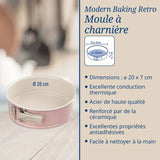 Set de 2 moules a manqué et moules pour layer cake - DR oeTKER - Rétro - 18 et 20 cm