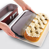 Lot de 2 moules a cakes a charniere - DR oeTKER - Back-Liebe Bicolor - 30 cm