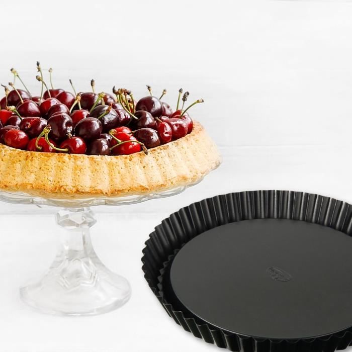 Duo Moule a tarte renversée et moule a manqué a charniere - DR oeTKER - Tradition - 28 et 26 cm
