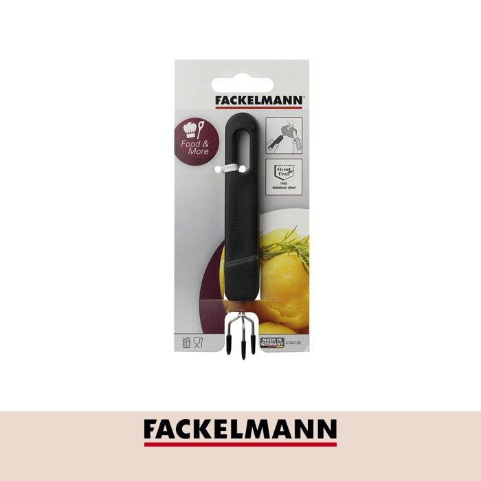 Duo Presse-purée a levier et fourchette 3 dents - FACKELMANN - Pour pommes de terre