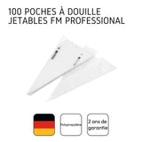Set de 100 poches a douilles professionnelles - FACKELMANN PROFESIONAL - Verre doseur 1 L - 50 cm