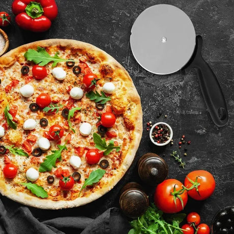 Lot de plaque a pizza et roulette - FACKELMANN PROFESIONAL