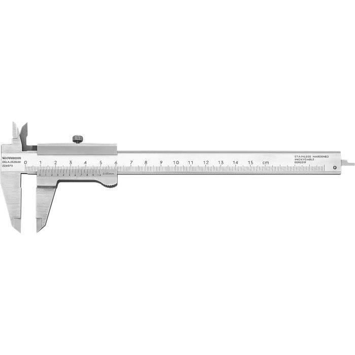 Pied a coulisse pour mesure intÈrieur/extÈrieur/profondeur - FACOM - 2520.00PB - Acier - PrÈcision au 1/20